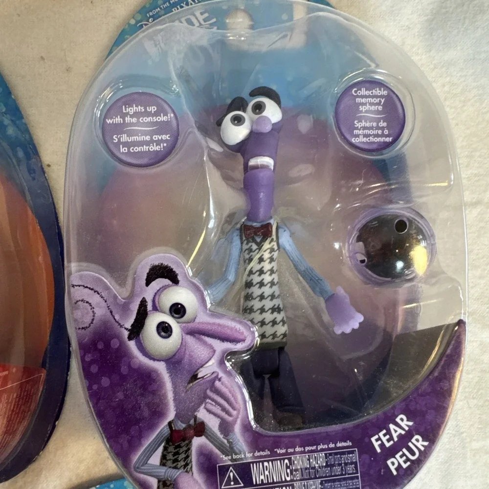 5 Disney PIXAR Inside Out Figures  - Includes Memory ORB Sphere NEW OLD STOCK‎
